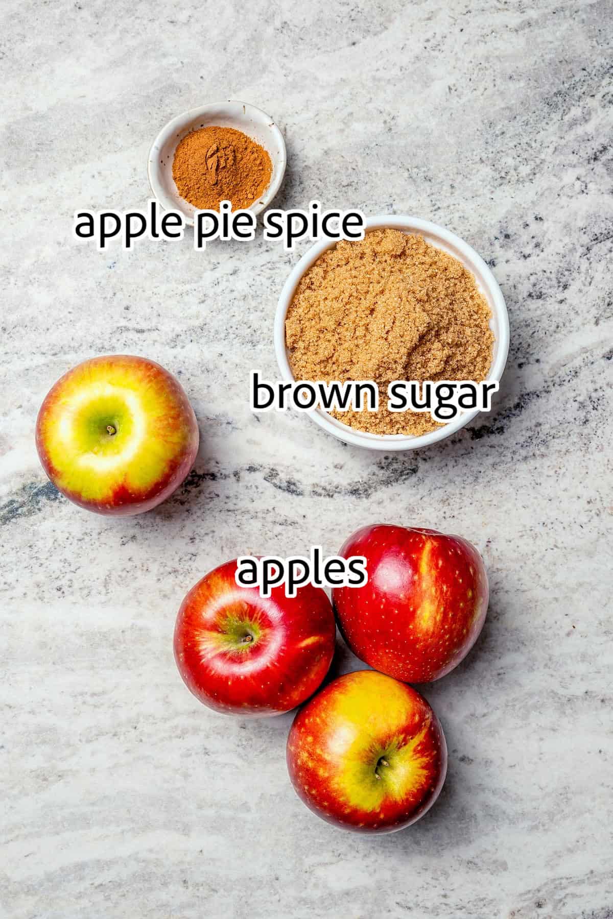 ingredients needed for apple fritter bread