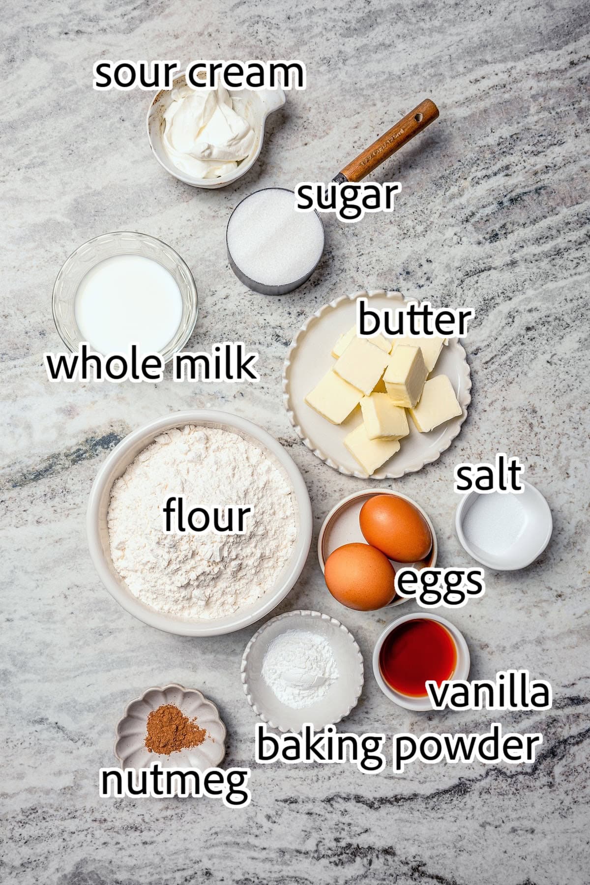 ingredients needed for apple fritter bread