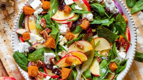 Fall Harvest Salad with Apple Cider Vinaigrette