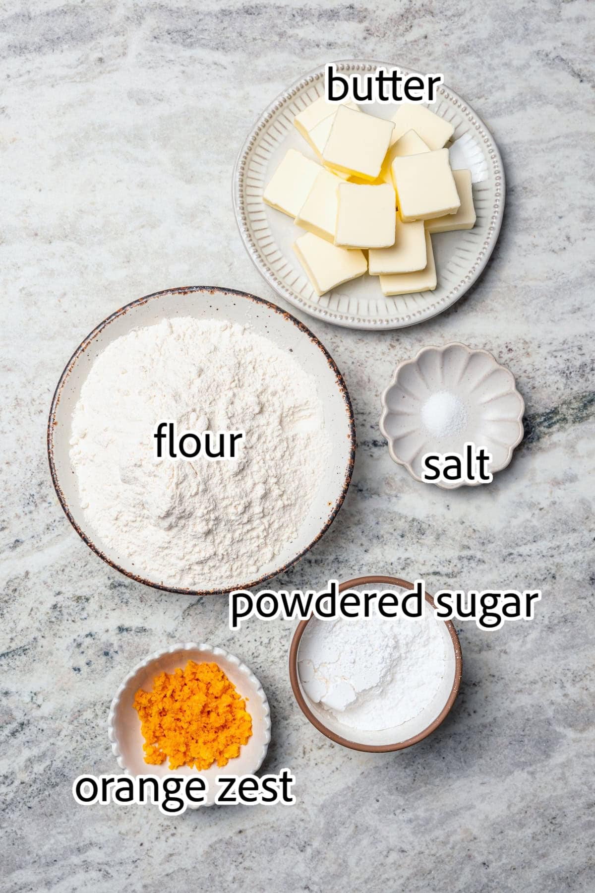 These Pecan Pie Bars have a caramel filling, buttery shortbread crust and NO corn syrup! Honey and brown sugar adds the perfect sweetness. ingredients needed for pecan pie bars