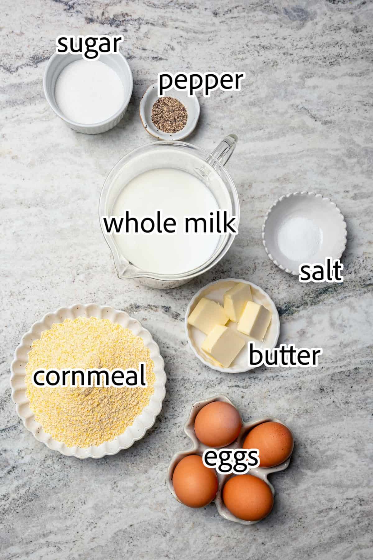 ingredients needed for spoon bread