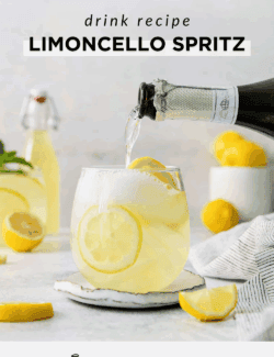 Pinterest image for Limoncello Spritz