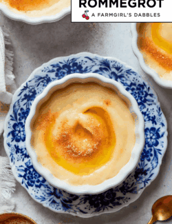 Pinterest image for Rommegrot