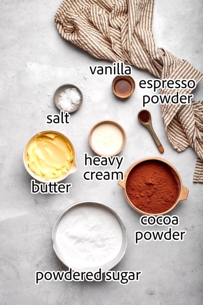 ingredients needed for brown butter chocolate chip skillet cookie