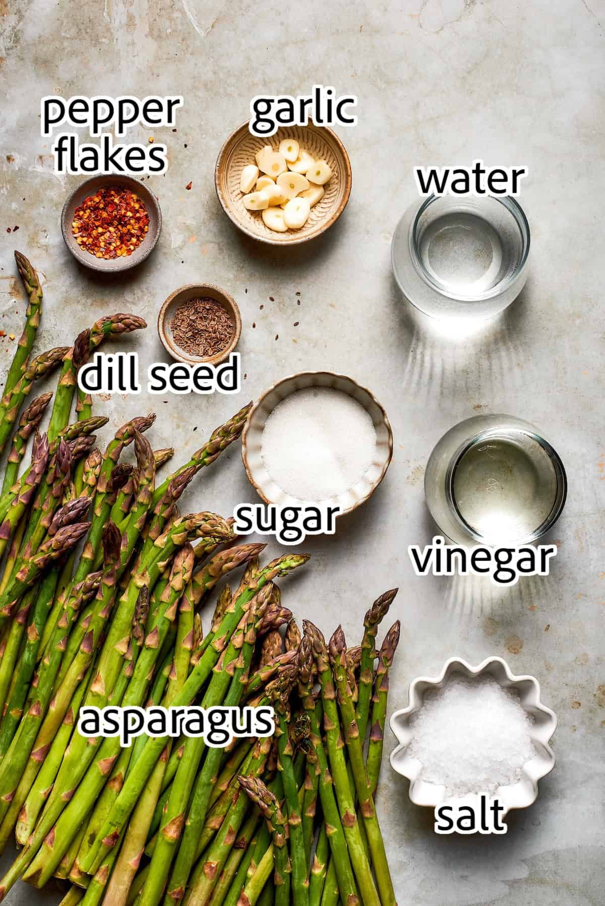 ingredients needed for pickled asparagus