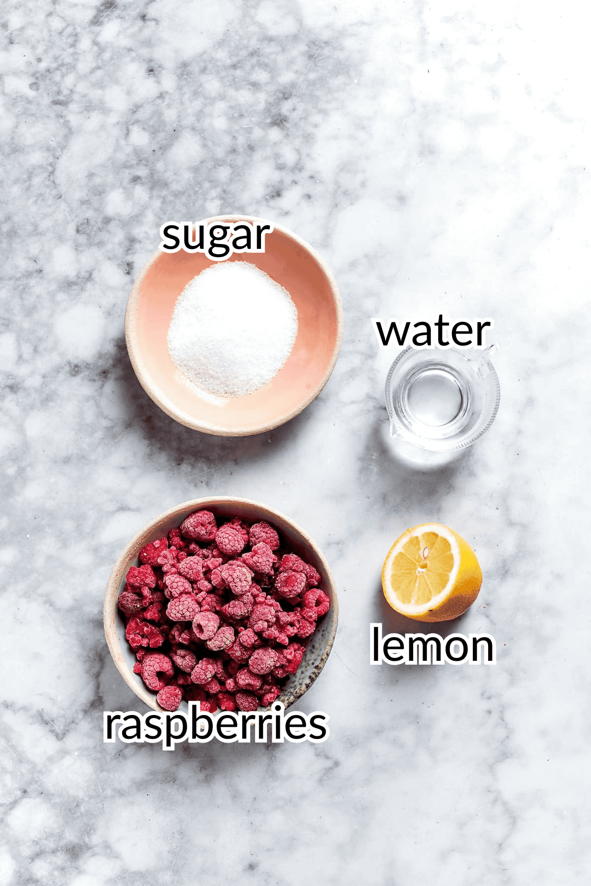 ingredients needed for raspberry swirl cheesecake